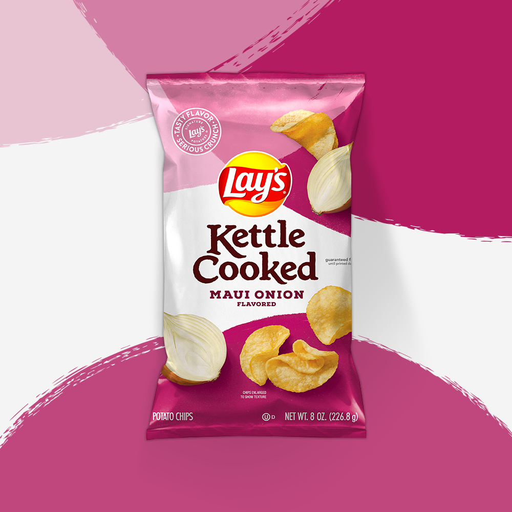LAY'S® Kettle Cooked Maui Onion Flavored Potato Chips Lay's